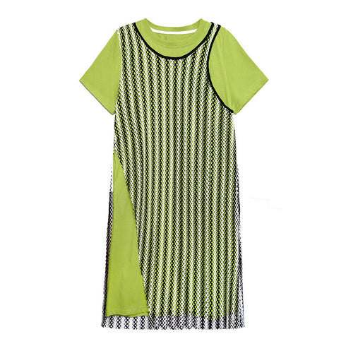 Mesh Layered Dress